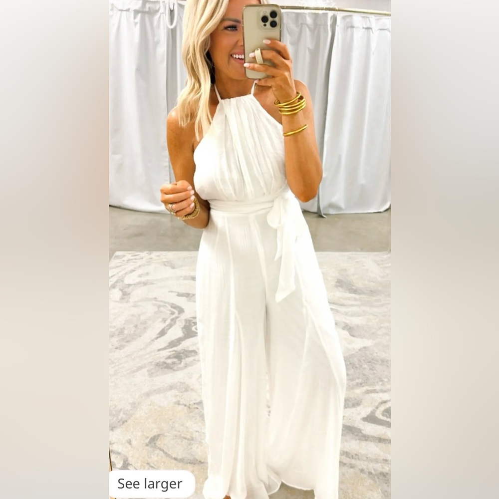 Backless jumpsuit